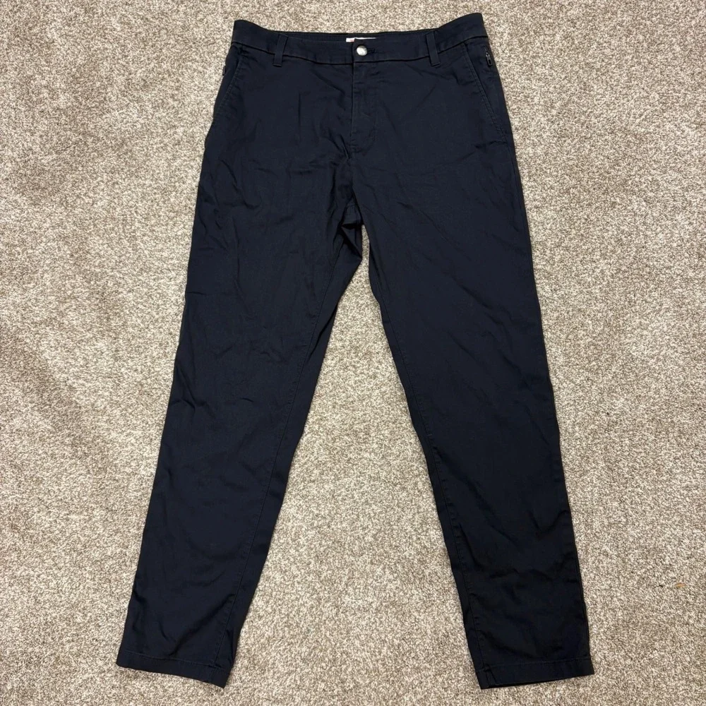 Birddogs Pants Mens 32x30 Black Performance Tech Chino Stretch Kevin Buffets